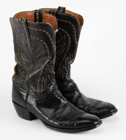 Lot #555 Bob Neuwirth's Cowboy Boots by Lucchese of San Antonio - Image 2