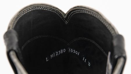 Lot #556 Bob Neuwirth's Ostrich Cowboy Boots by Larry Mahan of Nocona - Image 7