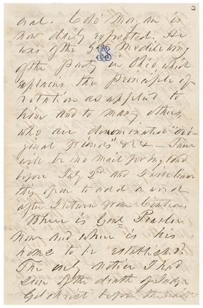 Lot #28 Franklin Pierce Autograph Letter Signed to His Former White House Secretary, Referring to Nathaniel Hawthorne and Jefferson Davis - Image 6