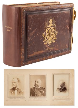 Lot #339 West Point: 1884 Yearbook Photo Album - Image 1
