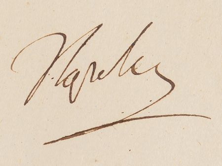 Lot #334 Napoleon Document Signed, Appointing a Finance Commissioner - Image 2