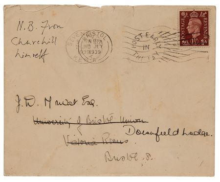 Lot #212 Winston Churchill Typed Letter Signed on Francisco Franco's Spanish Civil War Hostages - Image 2