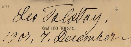 Lot #435 Leo Tolstoy Signed Photograph - Image 2
