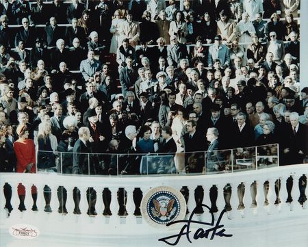 Lot #80 Jimmy Carter Signed Inauguration Photograph - Image 1