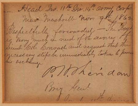Lot #357 Philip H. Sheridan War-Dated Letter Signed - Image 2