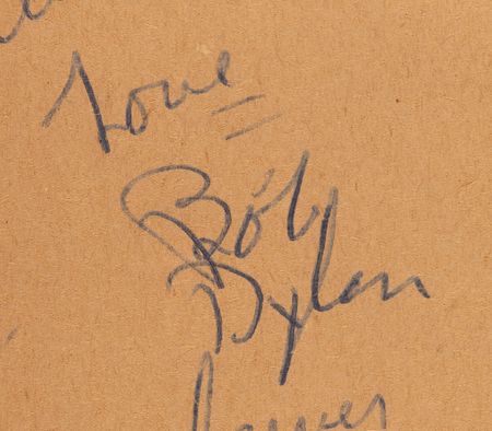 Lot #545 Bob Dylan Signed Coloring Book Page with Doodles - From the Collection of Terri Thal - Image 3