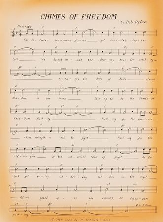 Lot #546 Bob Dylan Archive of (65) Sheet Music Lead Sheets with 'The Times They Are a-Changin',' 'Maggie's Farm,' and 'Girl of the North Country' - From the Collection of Terri Thal - Image 10