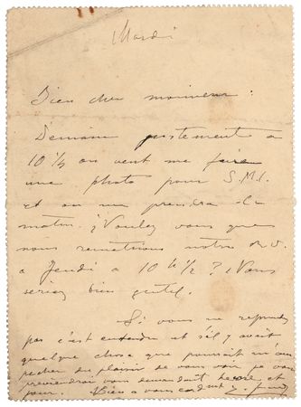 Lot #763 Enrique Granados Autograph Letter Signed - Image 1