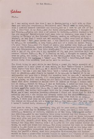 Lot #750 Louis Armstrong Typed Letter Signed on His Wife Trouble - “They would interfear with my trumpet” - Image 3