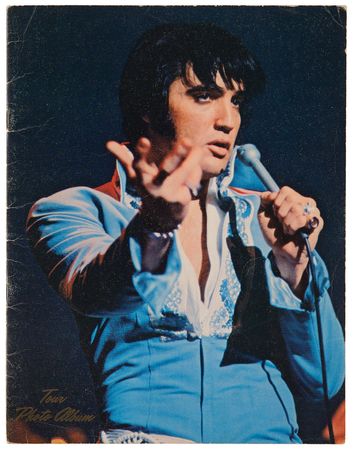 Lot #702 Elvis Presley Signed 'Tour Photo Album’ Program (1972) - Image 3