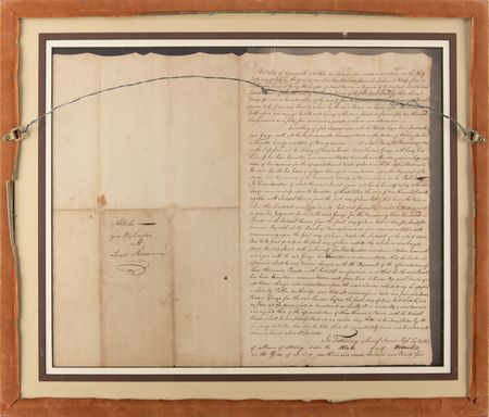 Lot #1 George Washington Document Signed as President for a Land Deal with Valley Forge Veteran Col. Israel Shreve - Image 5