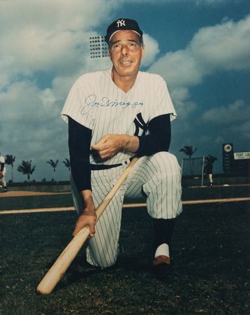 Lot #527 Joe DiMaggio Signed Oversized Photograph - Image 1