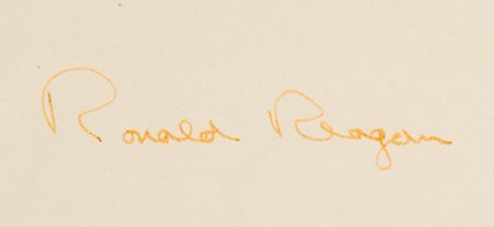 Lot #57 Ronald Reagan Rare Signed Presidential Appointment - Image 3