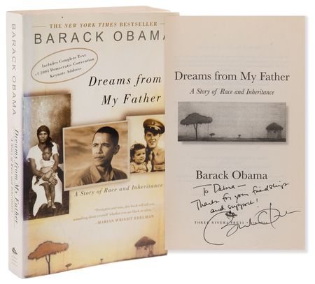 Lot #162 Barack Obama Signed Book - Dreams From My Father - Image 1