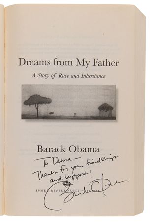 Lot #162 Barack Obama Signed Book - Dreams From My Father - Image 4