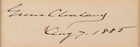Lot #64 19th Century Presidents: Cleveland, Harrison, McKinley (3) Signatures - Image 2