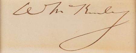 Lot #64 19th Century Presidents: Cleveland, Harrison, McKinley (3) Signatures - Image 4