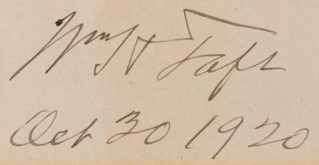 Lot #65 20th Century Presidents: Taft, Wilson, Harding (3) Signatures - Image 2
