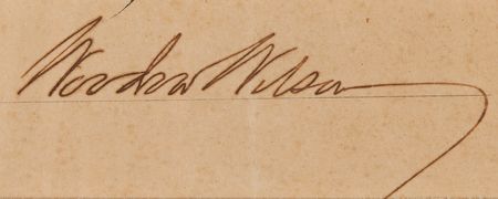 Lot #65 20th Century Presidents: Taft, Wilson, Harding (3) Signatures - Image 3