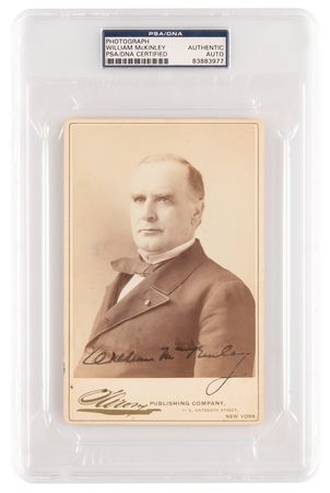 Lot #151 William McKinley Signed Photograph - Image 1