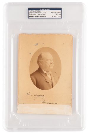 Lot #89 Grover Cleveland Signed Photograph - Image 1