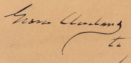 Lot #89 Grover Cleveland Signed Photograph - Image 2