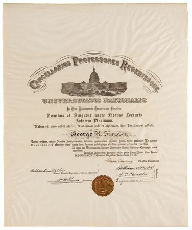 Lot #91 Grover Cleveland Document Signed as President - Image 1