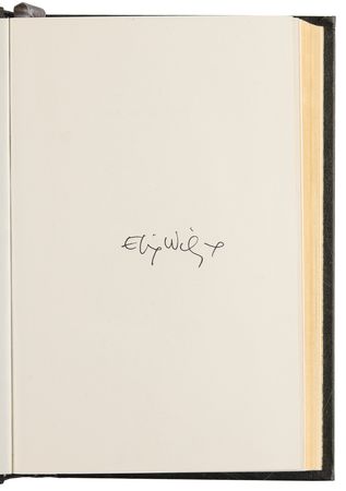 Lot #321 Elie Wiesel Signed Book ? The Fifth Son - Image 4