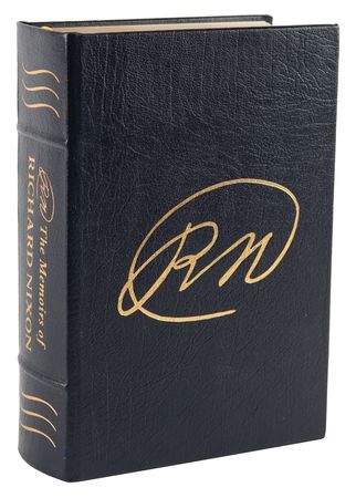 Lot #160 Richard Nixon Signed Book - The Memoirs of Richard Nixon - Image 3
