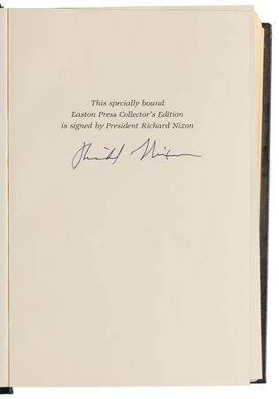 Lot #160 Richard Nixon Signed Book - The Memoirs of Richard Nixon - Image 4