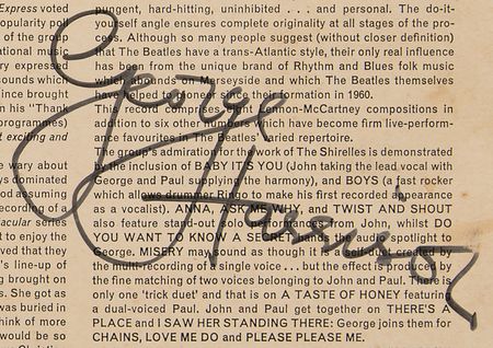 Lot #659 Beatles Signed Album - Please Please Me - Large, Bold Autographs - Image 4