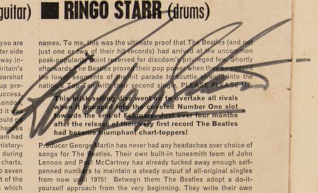 Lot #659 Beatles Signed Album - Please Please Me - Large, Bold Autographs - Image 5