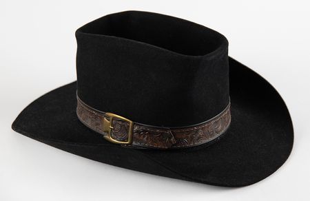 Lot #581 Bob Dylan's Black Stetson Western Hat - From the Collection of Photographer Barry Feinstein - Image 1