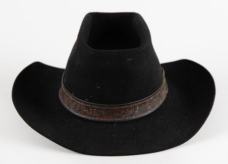 Lot #581 Bob Dylan's Black Stetson Western Hat - From the Collection of Photographer Barry Feinstein - Image 3