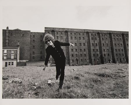 Lot #590 Bob Dylan Oversized Original Photograph by Barry Feinstein - 'Bowling for Dollars, Liverpool, 1966' - Image 1