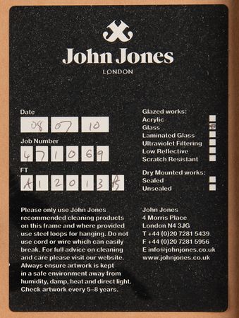 Lot #625 Bob Dylan Original Mixed Media Painting - 'Cassandra' - Image 6