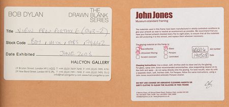 Lot #626 Bob Dylan Original Mixed Media Painting - 'View from Porthole' - Image 4