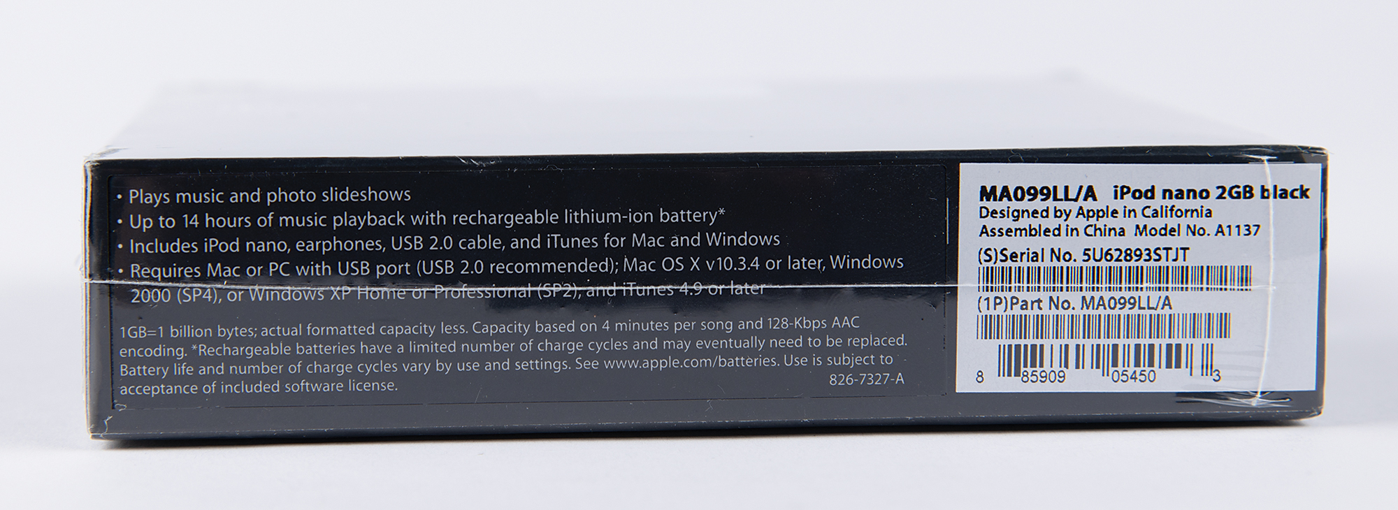Apple iPod Nano (1st Generation, Sealed - 2GB, Black) | RR