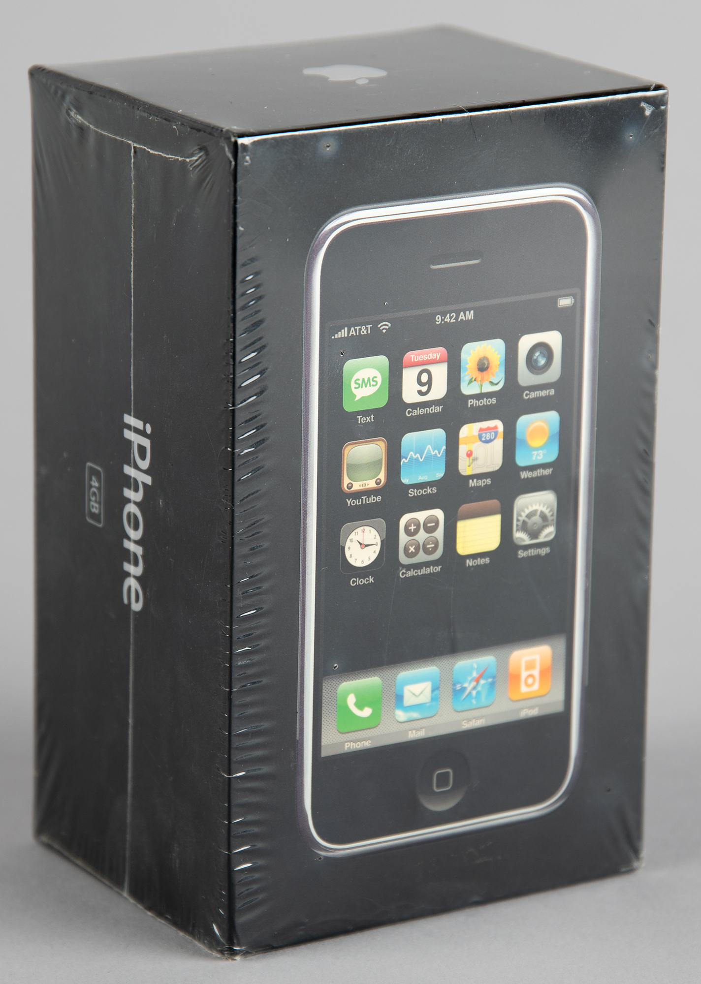 未開封 Designed by Apple in California （小） Old Stock Apple iPhone 2g 8gb 1st Generation Rare Collectors