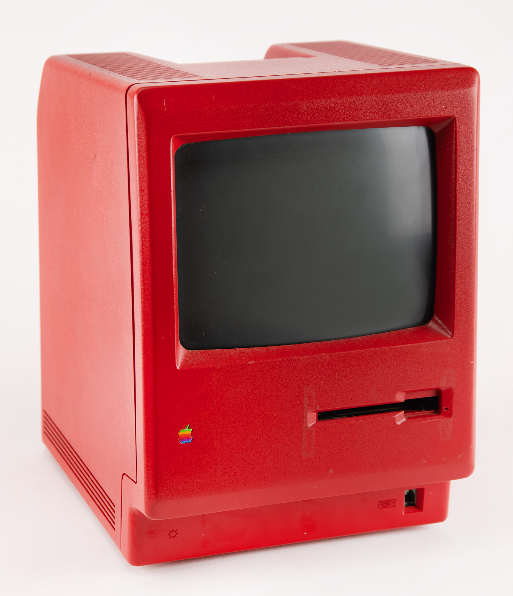 Apple Macintosh Plus (Red Case by Aesthetics Technology, Palo Alto) |
