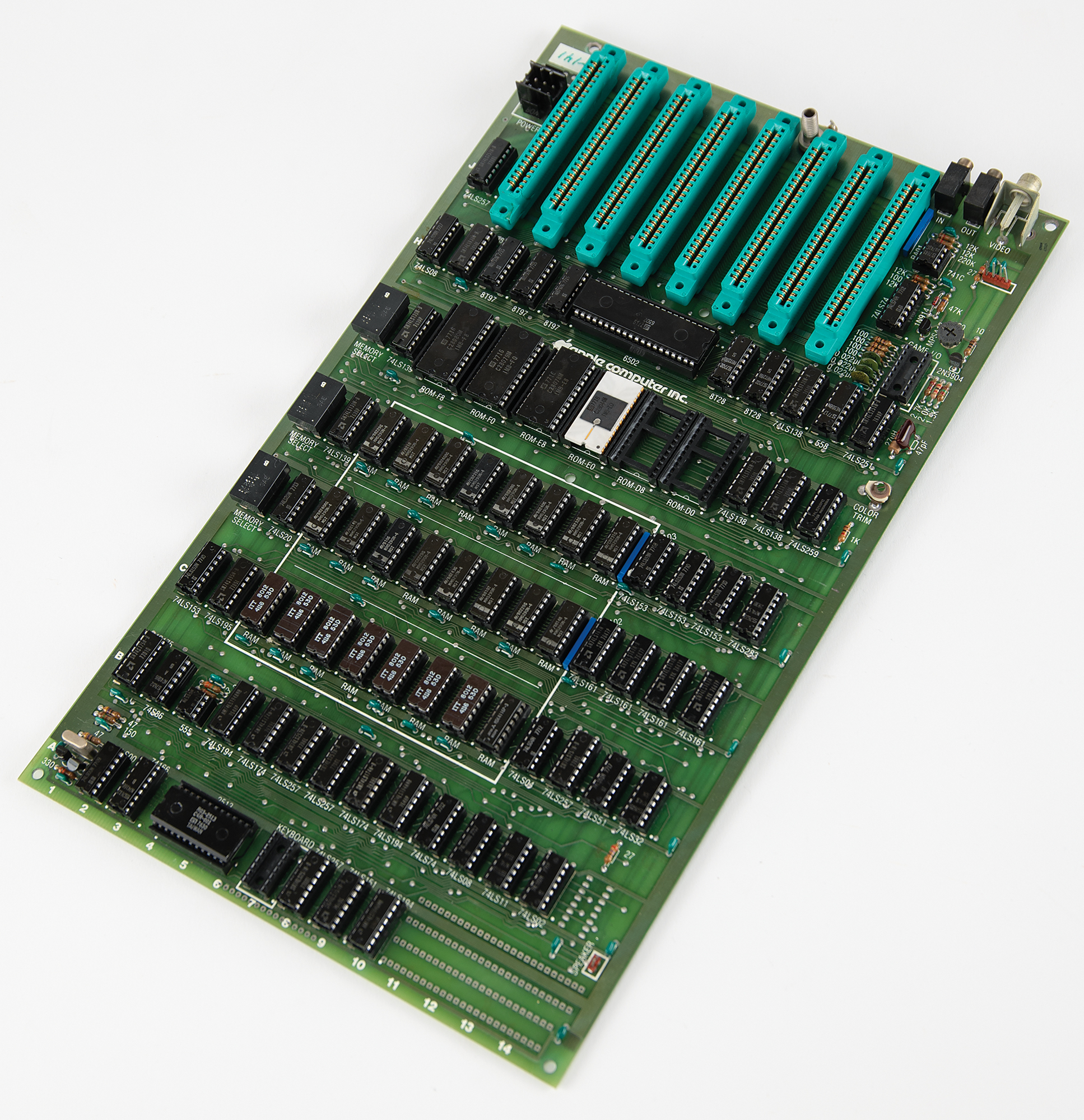 Apple II Logic Board (Low-Number #1-141) Earliest to Come to  Auction