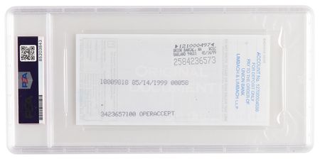 Lot #6277 Google: Larry Page Signed Check for Patent Application - PSA MINT 9 - Image 2