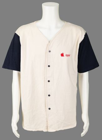 Lot #6245 Apple Computer Baseball Shirt - Image 1