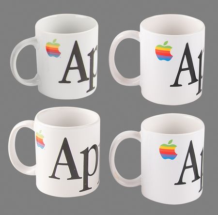 Lot #6208 Apple Computer (4) Coffee Mugs - Image 1