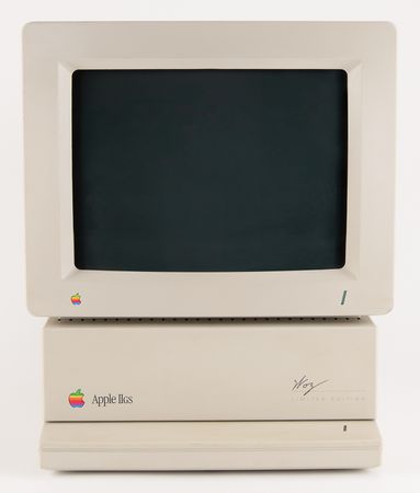 Lot #6072 Apple IIGS 'Woz Edition' Computer with Monitor, Keyboard, Mouse, External Drives, and Manuals - Image 2