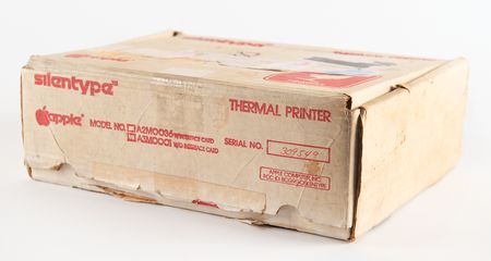 Lot #6039 Apple II Computer with Sanyo Monitor, Disk II Drive, Silentype Thermal Printer, and Manuals - Image 10