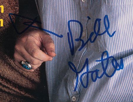 Lot #6279 Bill Gates Signed Fortune Magazine - Image 2