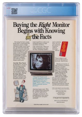 Lot #6018 Steve Jobs: Publish! Magazine from October 1989 - CGC 6.5 (WHITE Pages) - Image 2