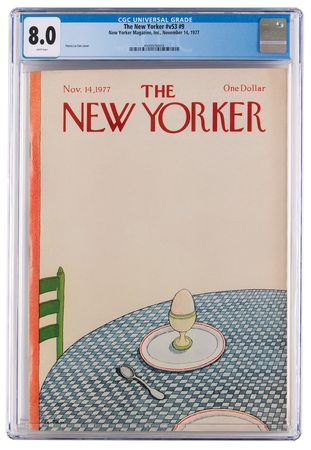 Lot #6014 Steve Jobs: First National Mention in The New Yorker, November 1977 - CGC 8.0 (WHITE Pages) - Image 1