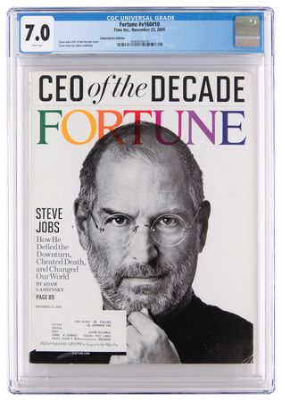 Lot #6022 Steve Jobs: Fortune Magazine from November 2009 - 